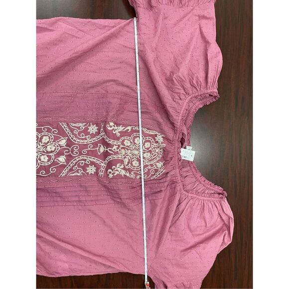 NWT Maurices Mauve On/Off The Shoulder Blouse Size 3X - Picture 8 of 11